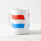 Luxemburg Vlag Mok (Voorkant links)