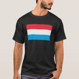 Luxemburg Vlag T-Shirt, Patriotisch T-Shirt