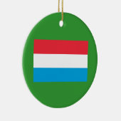 Luxemburg* Wapenmunt Keramisch Ornament (Rechts)