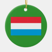 Luxemburg* Wapenmunt Keramisch Ornament (Voorkant)