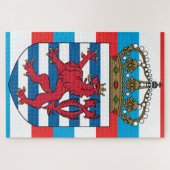 Luxemburgs embleem legpuzzel (Horizontaal)