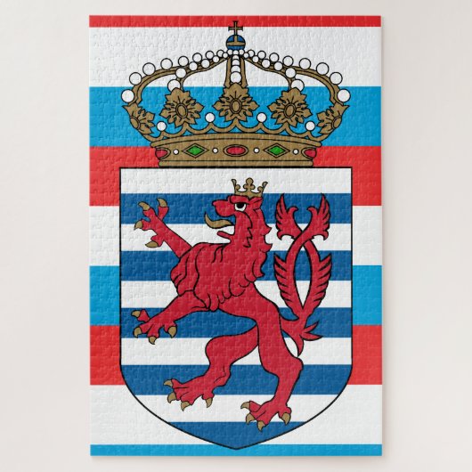 Luxemburgs embleem legpuzzel (Verticaal)