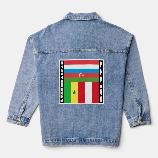 Luxemburgs en Galiru Denim Jacket (Achterkant)