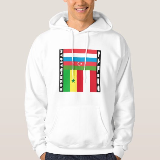 Luxemburgs en Galiru Hoodie (Voorkant)