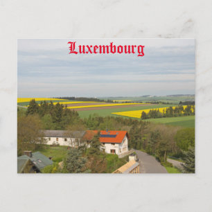 Luxemburgs platteland briefkaart