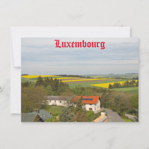 Luxemburgs platteland kaart