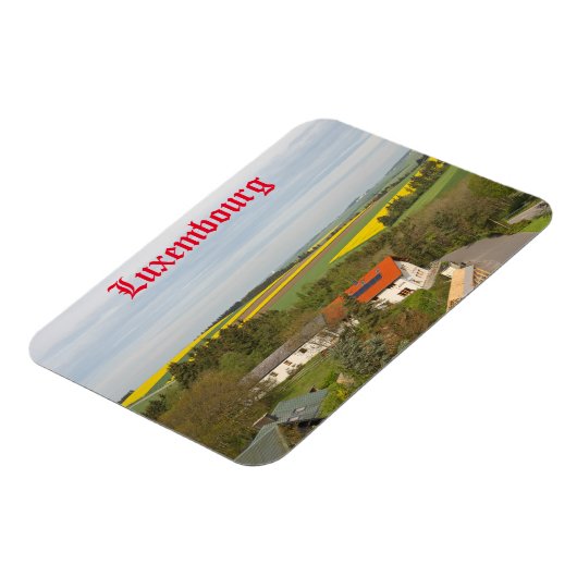 Luxemburgs platteland magneet (Linkerzijde)