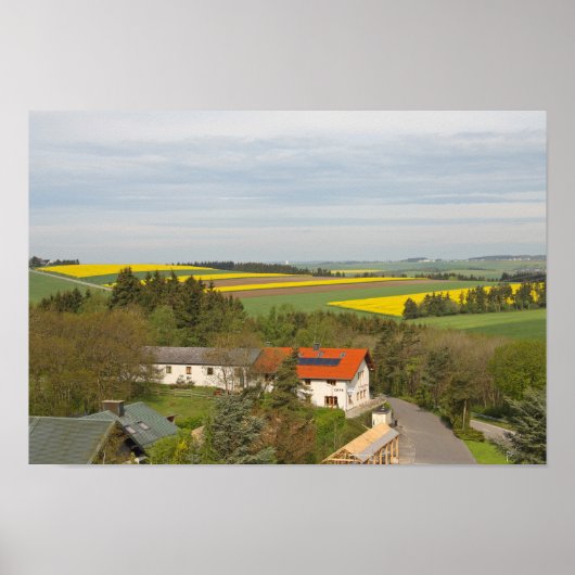 Luxemburgs platteland poster (Voorkant)