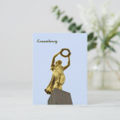 Luxemburgse ansichtkaart briefkaart (Staand voorkant)