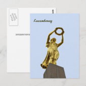 Luxemburgse ansichtkaart briefkaart (Voorkant / Achterkant)
