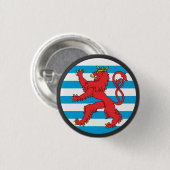 Luxemburgse badge - burgervlag ronde button 3,2 cm (Voorkant /achterkant)