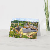 Luxemburgse Cityscape-fotokaart Kaart (Voorkant)
