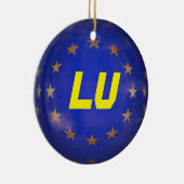 Luxemburgse kerstversiering keramisch ornament (Rechts)