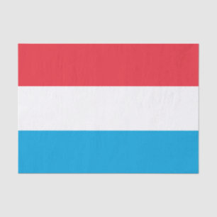 Luxemburgse mode, Luxemburgse vlag tissuepapier