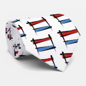 Luxemburgse penseelvlag stropdas (Opgerold)