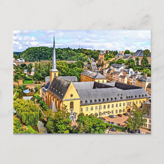 Luxemburgse stad briefkaart (Voorkant)
