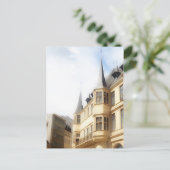 Luxemburgse stad - Oude stad - schilderij Briefkaart (Staand voorkant)