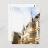 Luxemburgse stad - Oude stad - schilderij Briefkaart (Voorkant / Achterkant)