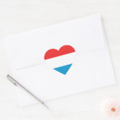 Luxemburgse Sticker voor het aanhoren van vlaggen (Envelop)