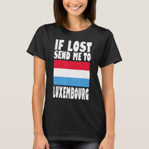 Luxemburgse vlag Als het verloren gaat, stuur me n T-shirt