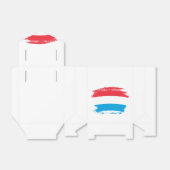 Luxemburgse vlag bedankdoosjes (Uitgevouwen)