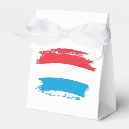 Luxemburgse vlag bedankdoosjes (Voorkant Zijde)