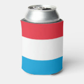 Luxemburgse vlag blikjeskoeler (Blikje Achterkant)