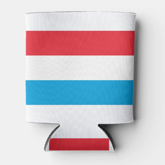 Luxemburgse vlag blikjeskoeler (Voorkant)