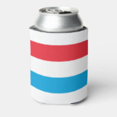 Luxemburgse vlag blikjeskoeler (Blikje Achterkant)