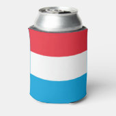 Luxemburgse vlag blikjeskoeler (Blikje Achterkant)