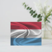 Luxemburgse vlag briefkaart (Staand voorkant)