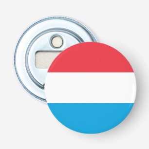 Luxemburgse vlag button flesopener