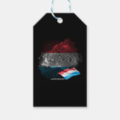 Luxemburgse vlag cadeaulabel (Voorkant)