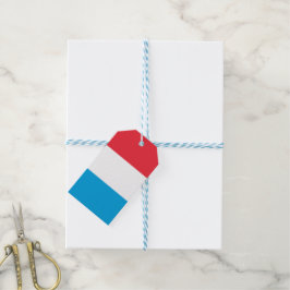 Luxemburgse vlag cadeaulabel