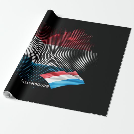 Luxemburgse vlag cadeaupapier (Uitgerold)