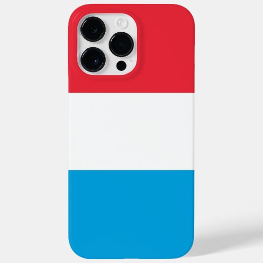 Luxemburgse vlag Case-Mate iPhone case (Achterkant)