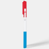 Luxemburgse vlag Case-Mate iPhone case (Achterkant / Links)