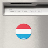 Luxemburgse vlag Charming Patriotic Magneet (Insitu (Vaatwasser))