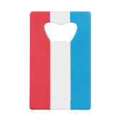 Luxemburgse vlag creditkaart flessenopener (Voorkant)
