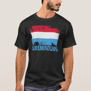 Luxemburgse vlag  - crisis in de europese unie t-shirt