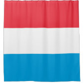 Luxemburgse vlag douchegordijn (Voorkant)
