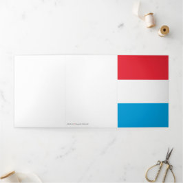 Luxemburgse vlag drieluik kaart