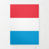 Luxemburgse vlag drieluik kaart (Cover)