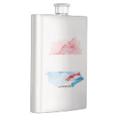Luxemburgse vlag flacon (Rechts)
