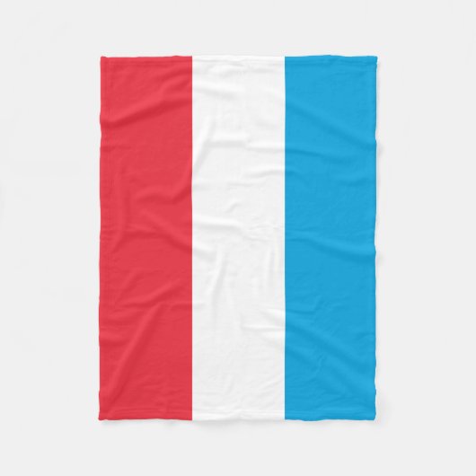 Luxemburgse vlag fleece deken (Voorkant)