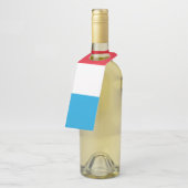Luxemburgse vlag flessenhanger (Schuin)