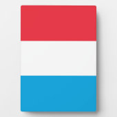 Luxemburgse vlag fotoplaat (voorkant)
