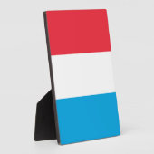 Luxemburgse vlag fotoplaat (Zijkant)