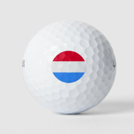 Luxemburgse vlag golfballen