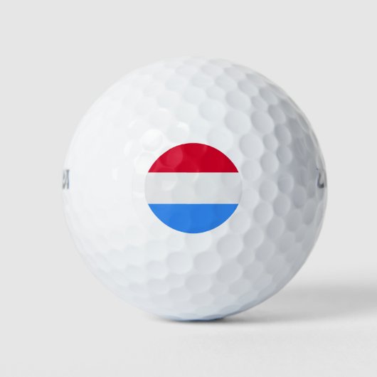 Luxemburgse vlag golfballen (Voorkant)